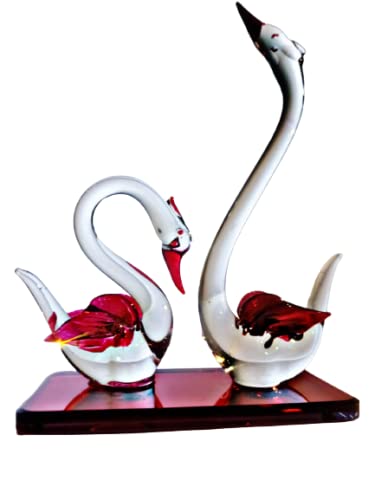 Handcrafted attractive bird glass showpiece for modern home décor