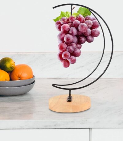 Crescent moon design fresh-keeping storage stand for kitchen