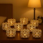 Tealight candle holder bowl for dining table decor