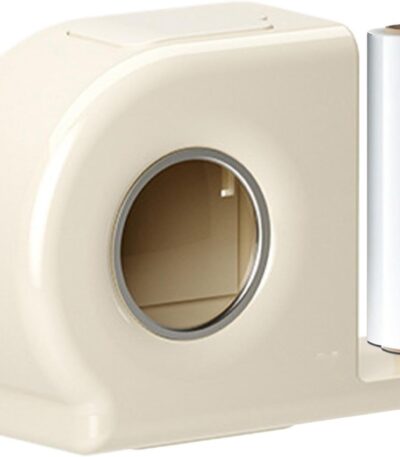 Plastic kitchen organizer for storing elastic food covers neatly on wall