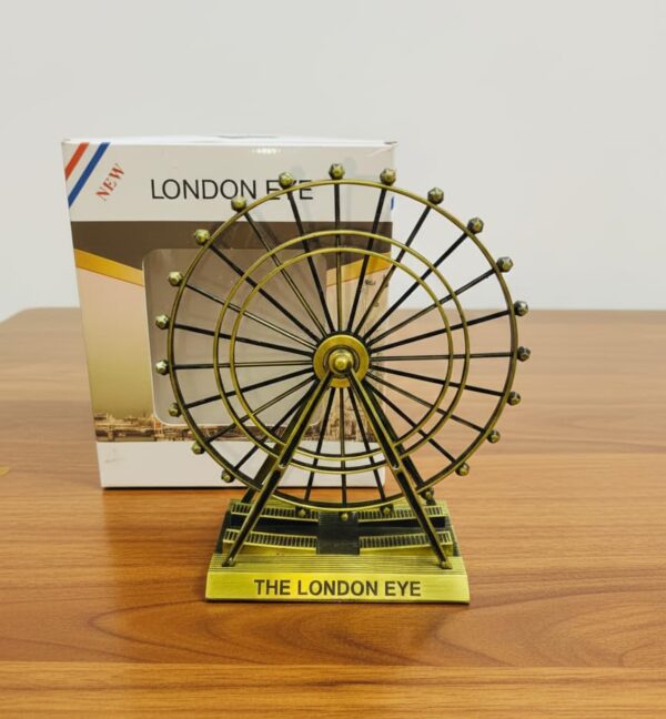 handcrafted metal london eye miniature home decor