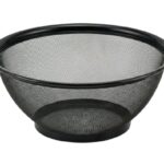 Lightweight plastic mesh basket for kitchen storage and organization