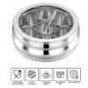 Heavy-duty steel spice box for Indian kitchens