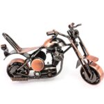 metal motorcycle decor figurine iron sculpture for desk