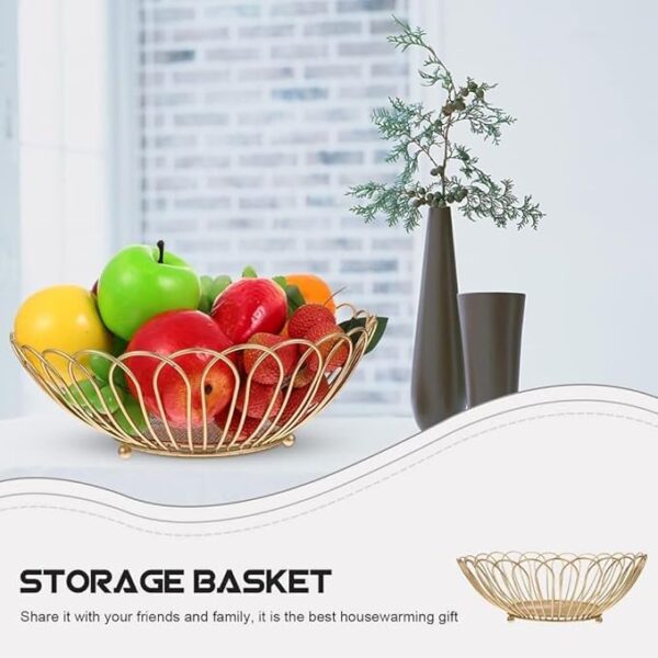 Heavy-duty multipurpose metal wire stand for kitchen countertops