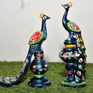 Handicraft Peacock Decorative Showpiece for Home and Office Décor