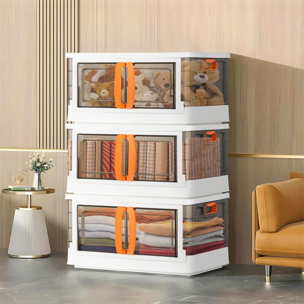 3 units portable multipurpose large cupboard for home storage