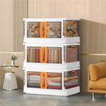 3 units portable multipurpose large cupboard for home storage