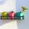 Elegant Decorative Metal Planter Box for Balcony Garden