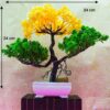 decorative artificial plant tree with soft led lighting in pot