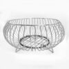 Durable stainless steel fruit and vegetable basket for modern kitchens