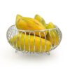 tylish stainless steel fruit bowl basket for dining table décor