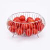 Strong stainless steel vegetable basket for everyday kitchen use
