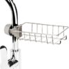 Stainless Steel Adjustable Over-the-Sink Rack for Kitchen Drying and Storage