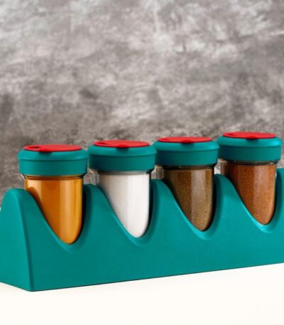 Salt pepper shaker set with stand for clean and neat dining