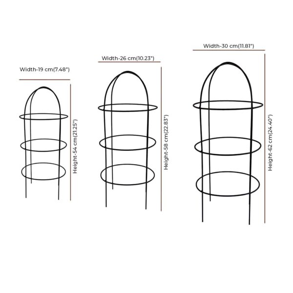 Heavy-duty plant trellis frame for climbing and creeping plants