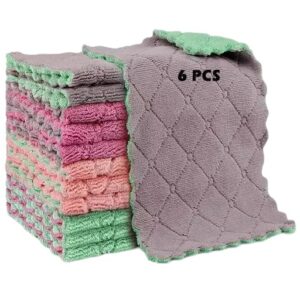 Premium soft cotton kitchen towels for drying dishes and hands