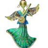 Traditional multicolor metal musical band figurines for ethnic home décor