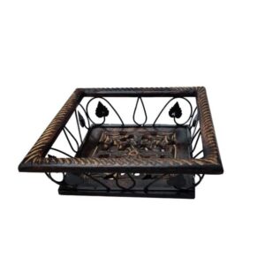 Attractive wooden shelf basket for storing fresh fruits