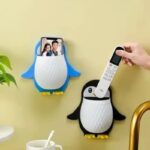 Wall Mount Penguin Storage Holder for Bathroom and Kitchen Essentials