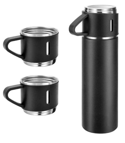 Stainless steel insulated water flask for hot and cold beverages