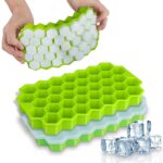 Flexible silicone ice cube tray mold easy release freezer tray