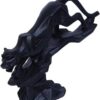 Modern black panther statue abstract art decor showpiece