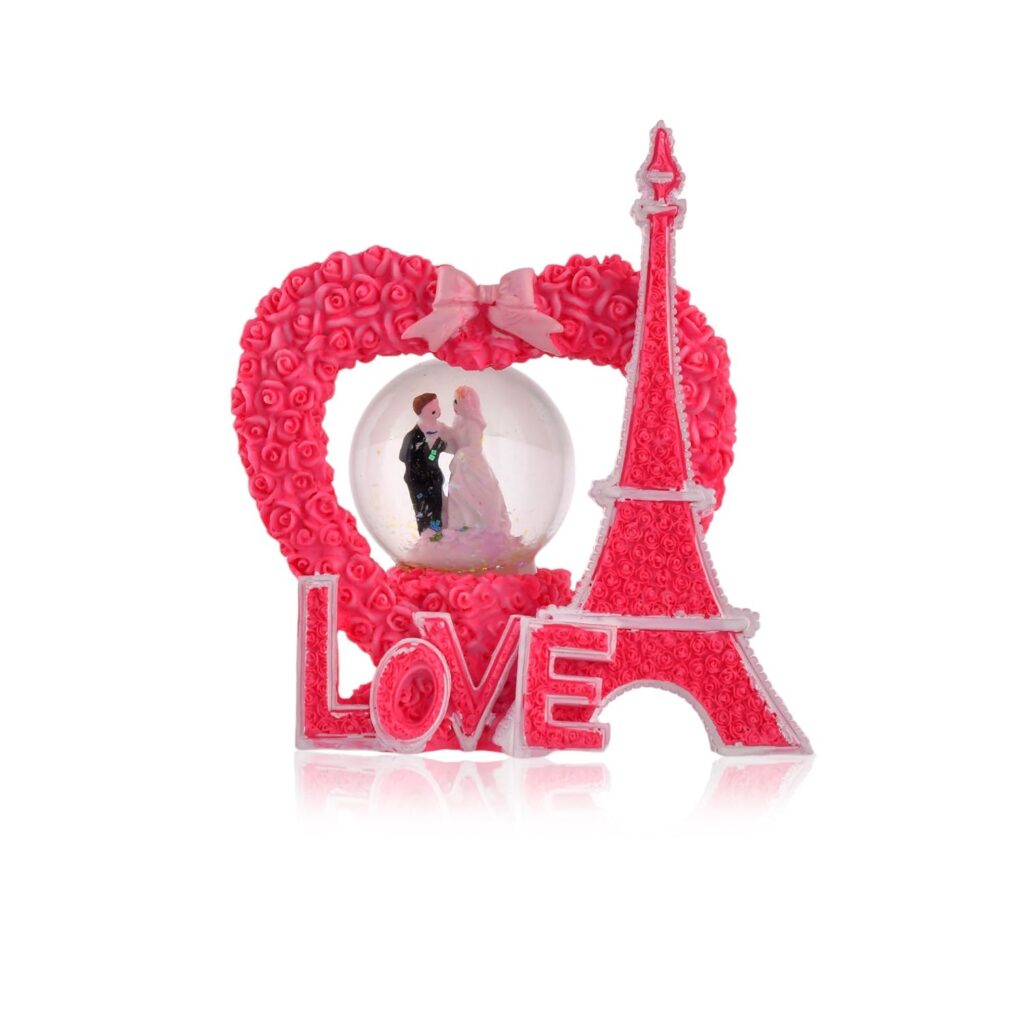 decorative miniature showpiece featuring warm glowing light