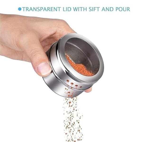 premium magnetic masala rack for easy access and organized spice storage