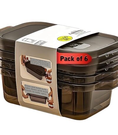Meal prep food storage containers with airtight lids for weekly meals