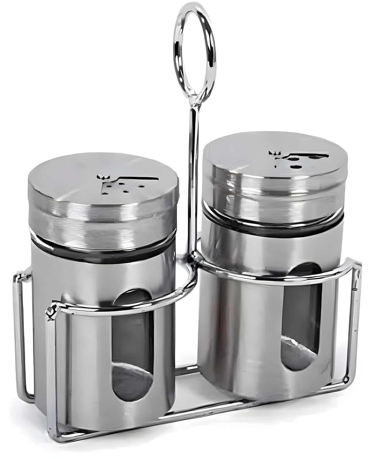 Professional Stainless Steel Salt Shaker for Chefs premium stainless steel spice mill salt shaker for cooking and seasoning