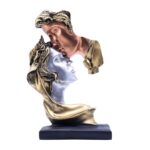 Modern artistic abstract couple showpiece for home decoration
