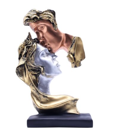 Modern artistic abstract couple showpiece for home decoration