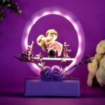 Musical Hug Couple Showpiece with LED Lights for Romantic Home Decor
