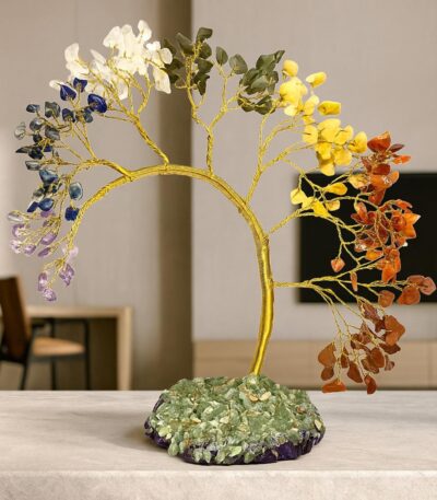 premium 7 chakra crystal tree for spiritual gift and home decor