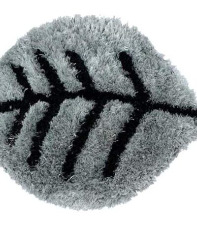 Leaf shape carpet mat for living room nature inspired decor