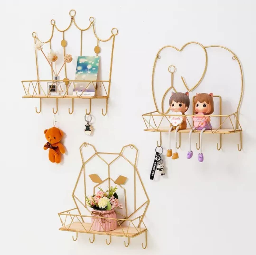 Stylish Metal Wall Shelves for Home & Office Organization Modern metal wall shelves for home storage and wall decor