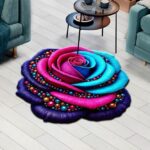 Modern 3D digital printed floor mat for home use