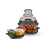 Crispi 1700W CleanCrisp Glass Air Fryer with transparent glass cooking container