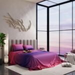 Pink Super King Bedsheet with 2 Pillow Covers