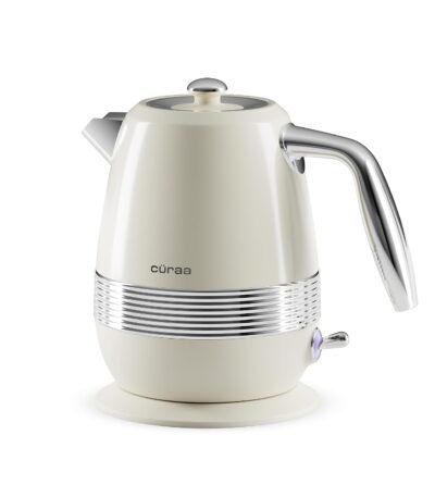 Retro Electric Kettle with vintage-inspired design for modern kitchens