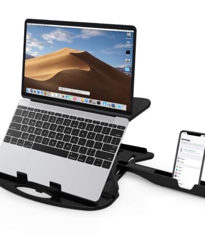 Adjustable Laptop Tabletop Stand Front View