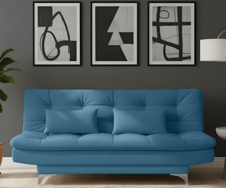 Solid Wood 3 Seater Sofa for Modern Living Room Furniture