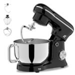 Electric stand mixer for baking and food preparation